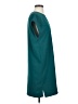 Theory 100% Polyester Solid Teal Casual Dress Size S - photo 4