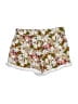 Maze Floral White Shorts Size L - photo 2