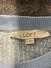 Ann Taylor LOFT Tweed Blue Pullover Sweater Size M - photo 7