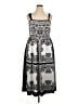 Taylor 100% Polyester Paisley Black Casual Dress Size 14 - photo 1