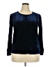 Unbranded Blue Long Sleeve Blouse Size XXL - photo 1