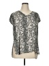 Tribal Gray Short Sleeve Top Size XL - photo 1
