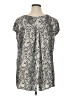 Tribal Gray Short Sleeve Top Size XL - photo 2