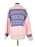 Zara Print Pink Pullover Sweater Size S - photo 2