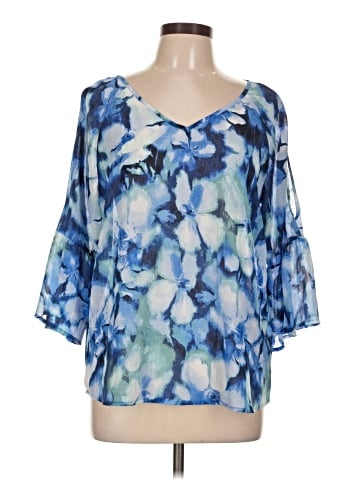 Sara Michelle 3/4 Sleeve Blouse (view 1)