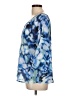 Sara Michelle Blue 3/4 Sleeve Blouse Size L - photo 5