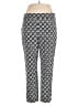 Talbots Print Black Casual Pants Size 16 - photo 1