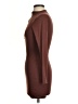 Windsor Solid Brown Casual Dress Size XS - photo 5