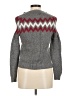 AVA Chevron-herringbone Gray Cardigan Size M - photo 2