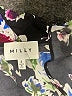Milly 100% Silk Floral Black Cocktail Dress Size 2 - photo 7
