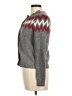 AVA Chevron-herringbone Gray Cardigan Size M - photo 5