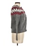 AVA Chevron-herringbone Gray Cardigan Size M - photo 4