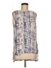 Philosophy Republic Clothing 100% Polyester Silver Sleeveless Blouse Size M - photo 1