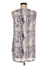Philosophy Republic Clothing 100% Polyester Silver Sleeveless Blouse Size M - photo 2