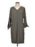 Max Studio Chevron-herringbone Gray Casual Dress Size XS - photo 1