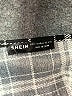 Shein Plaid Black Casual Dress Size L - photo 7