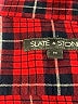 Slate & Stone 100% Cotton Plaid Red Long Sleeve Button-Down Shirt Size M - photo 7