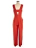 Bebe Solid Red Jumpsuit Size 8 - photo 2