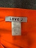 Love J Orange Sleeveless Top Size M - photo 7