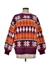 Listicle Argyle Purple Pullover Sweater Size S - photo 1