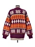 Listicle Argyle Purple Pullover Sweater Size S - photo 2