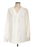 Unbranded 100% Polyester Ivory Long Sleeve Blouse Size XL - photo 1