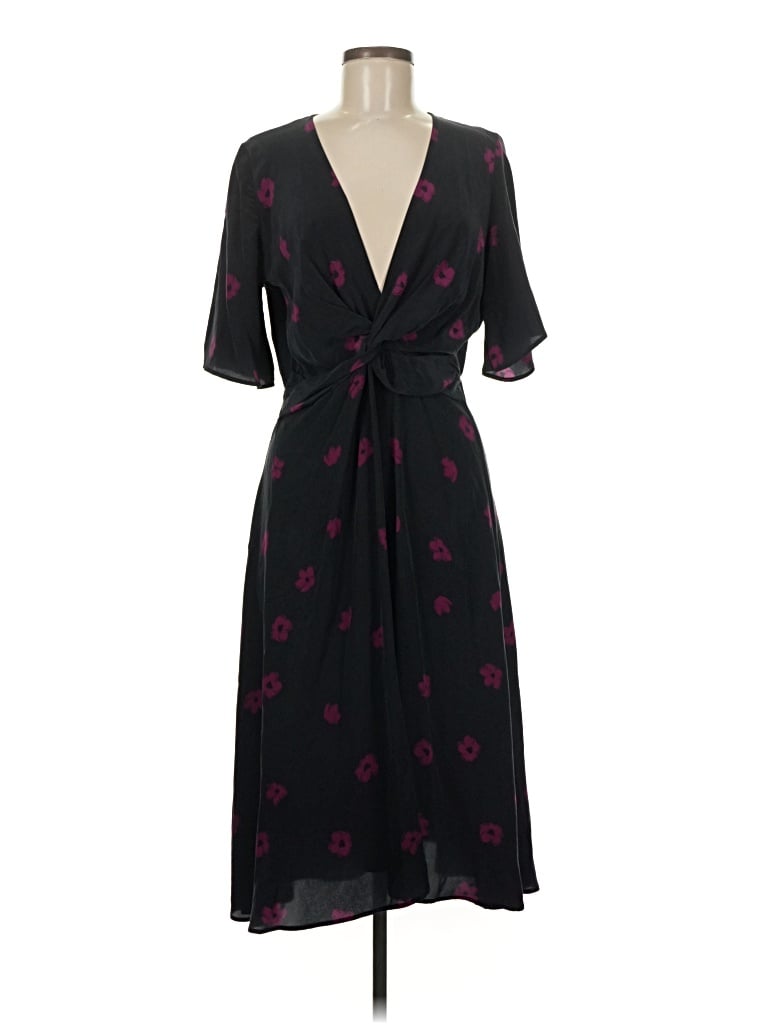 Pre-owned Amour Vert Casual Dress In Black