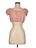 LA Hearts 100% Rayon Pink Short Sleeve Top Size M - photo 1