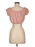 LA Hearts 100% Rayon Pink Short Sleeve Top Size M - photo 2