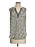 Skies Are Blue 100% Polyester Gray Sleeveless Blouse Size XS - photo 1