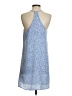 Three Eighty Two 100% Polyester Print Blue Casual Dress Size S - photo 2