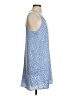 Three Eighty Two 100% Polyester Print Blue Casual Dress Size S - photo 4