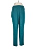 Assorted Brands 100% Polyester Solid Teal Casual Pants Size 8 - photo 1