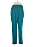 Assorted Brands 100% Polyester Solid Teal Casual Pants Size 8 - photo 2