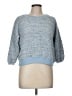 Ann Taylor LOFT Tweed Blue Pullover Sweater Size M - photo 1