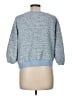 Ann Taylor LOFT Tweed Blue Pullover Sweater Size M - photo 2