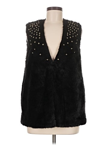 MICHAEL Michael Kors Faux Fur Vest (view 1)