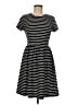 Peter Som Stripes Black Casual Dress Size M - photo 1