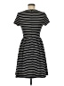 Peter Som Stripes Black Casual Dress Size M - photo 2