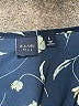 Kaari Blue 100% Polyester Floral Blue 3/4 Sleeve Blouse Size L - photo 7