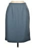 Kasper A.S.L. 100% Polyester Solid Blue Gray Formal Skirt Size 8 - photo 1
