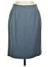 Kasper A.S.L. 100% Polyester Solid Blue Gray Formal Skirt Size 8 - photo 2