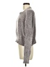 Romeo & Juliet Couture 100% Polyester Metallic Gray Pullover Sweater Size M - photo 5