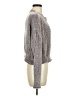 Romeo & Juliet Couture 100% Polyester Metallic Gray Pullover Sweater Size M - photo 4