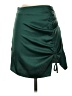 Shein 100% Polyester Solid Green Casual Skirt Size S - photo 1