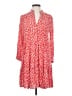 J.Crew 100% Viscose Hearts Red Casual Dress Size XS - photo 1