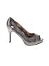 Alfani Metallic Silver Gray Heels Size 6 1/2 - photo 1