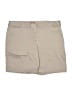 IZOD Solid Tan Khaki Shorts Size 4 - photo 1