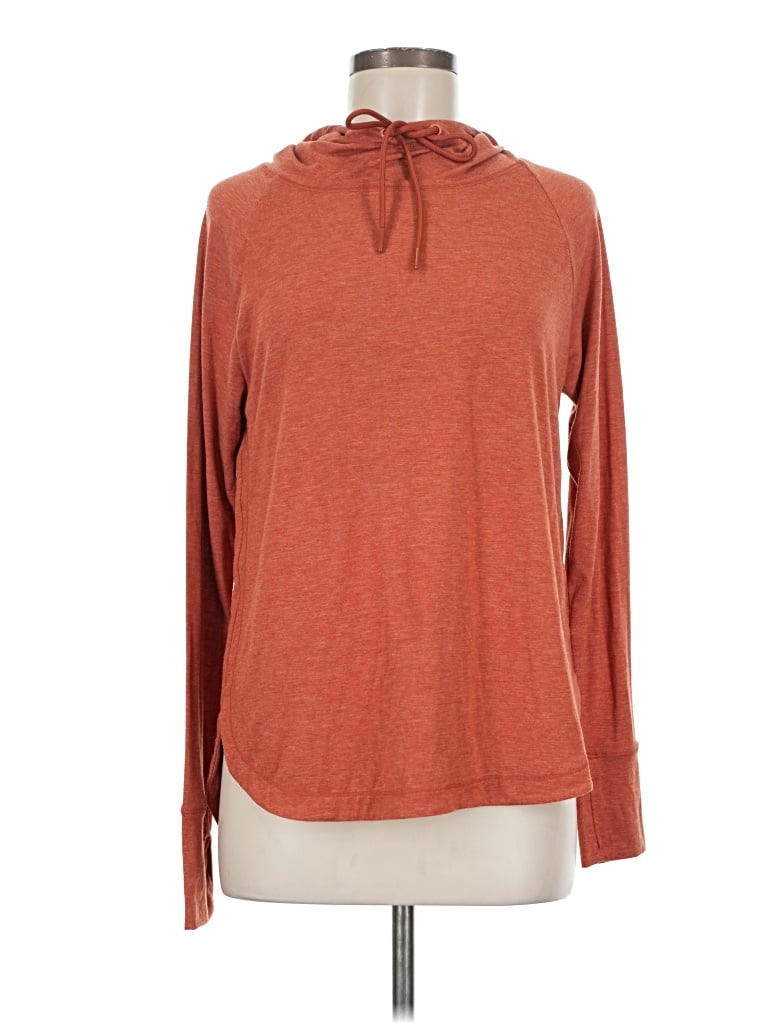 Pre-owned 90 Degree By Reflex Long Sleeve Turtleneck In Orange