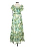 Donna Morgan 100% Polyester Green Casual Dress Size 2 - photo 2